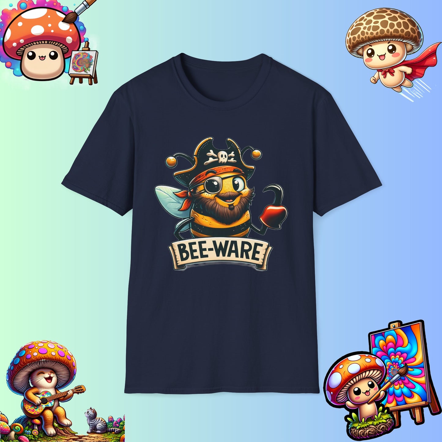 Bee-Ware Pirate Bumblebee T-Shirt