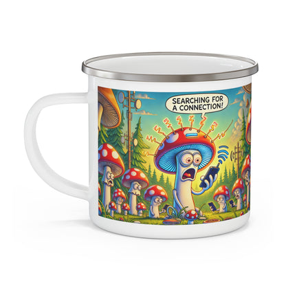 Signal Shroom Enamel Mug