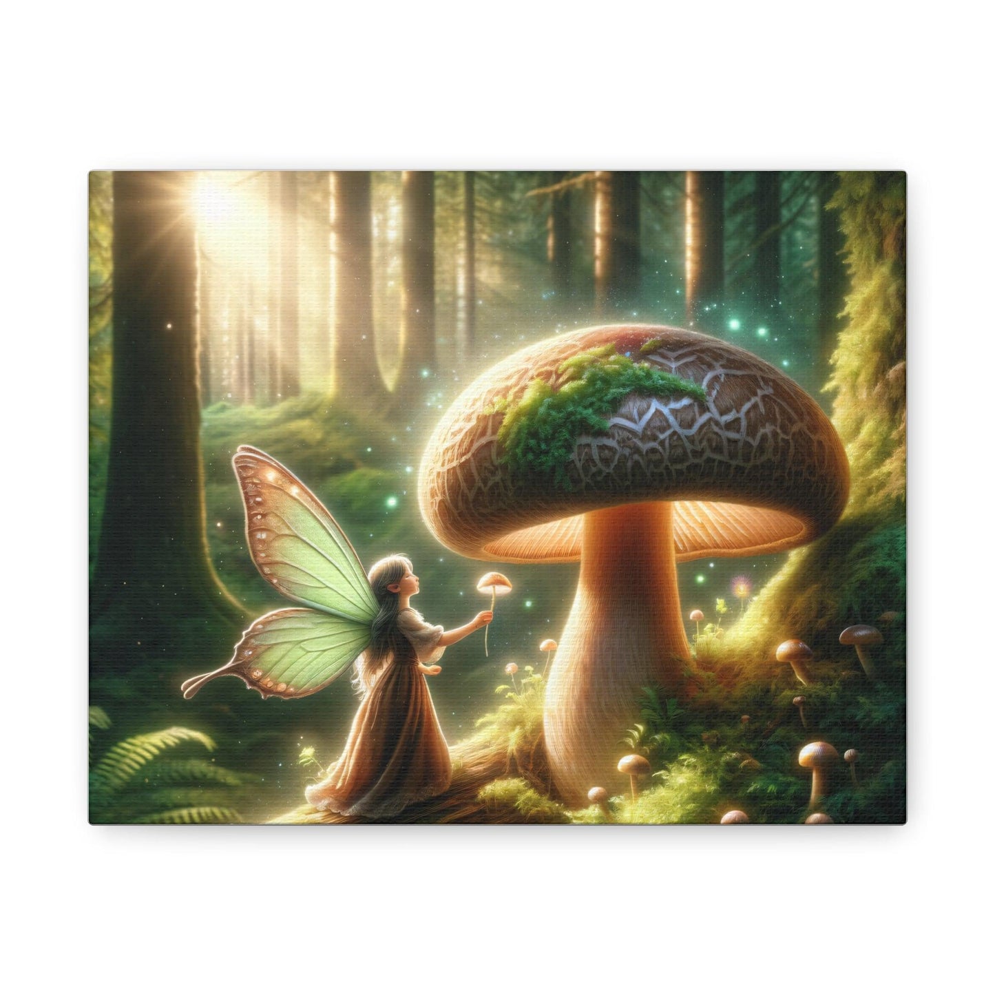 Whispering Woods Fairy Canvas - Shiitake Products