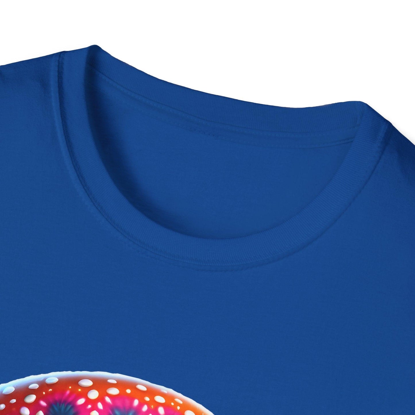 Psychedelic Guitarist Mushroom T-Shirt - Vibrant Music Festival & Concert Tee - Multiple Colors - Shiitake Products