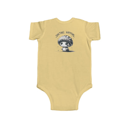 Infant Bodysuit - Shiitake Happens and No Shiitake Sherlock Design