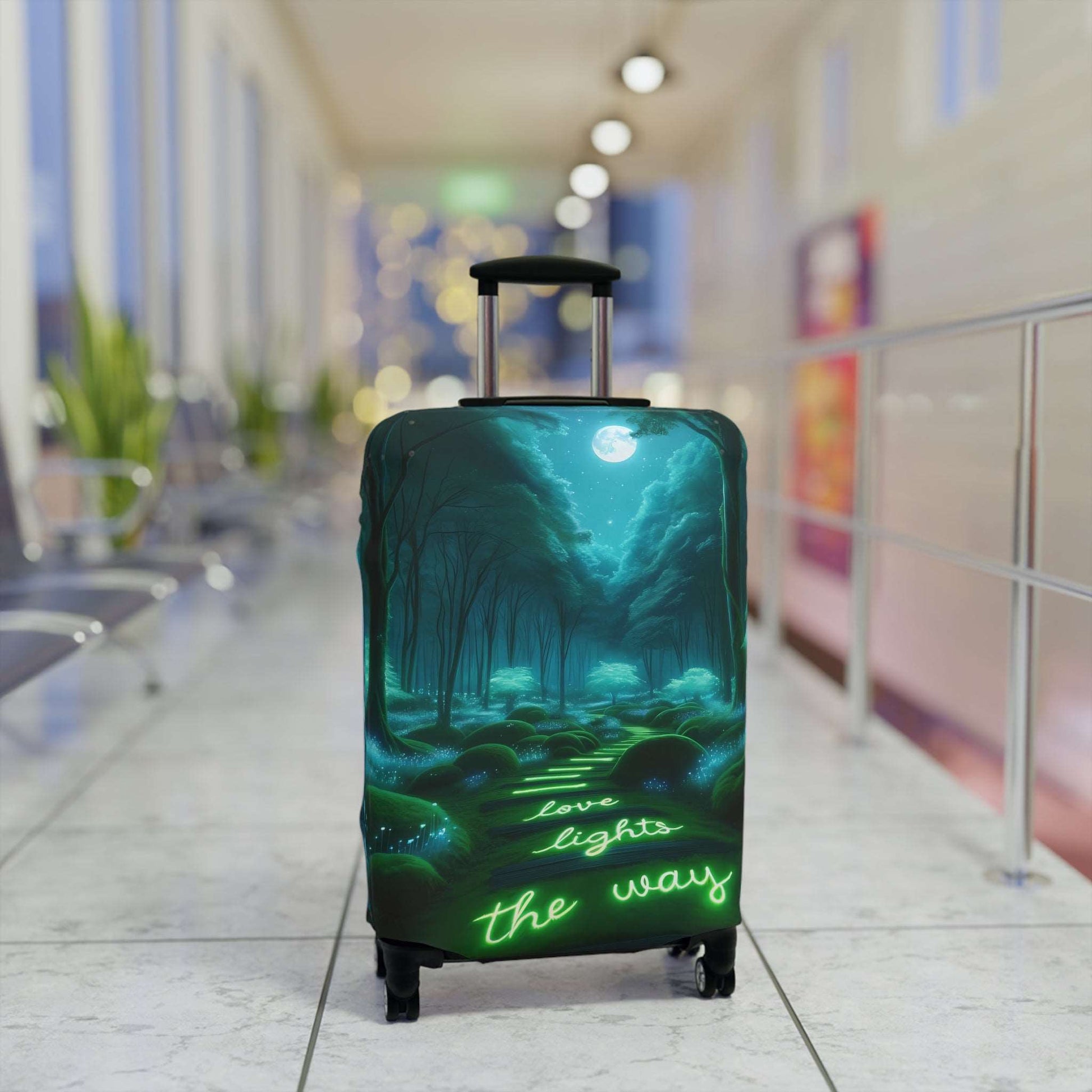 Enchanted Forest Luggage Cover Set - Inspirational Night Glow