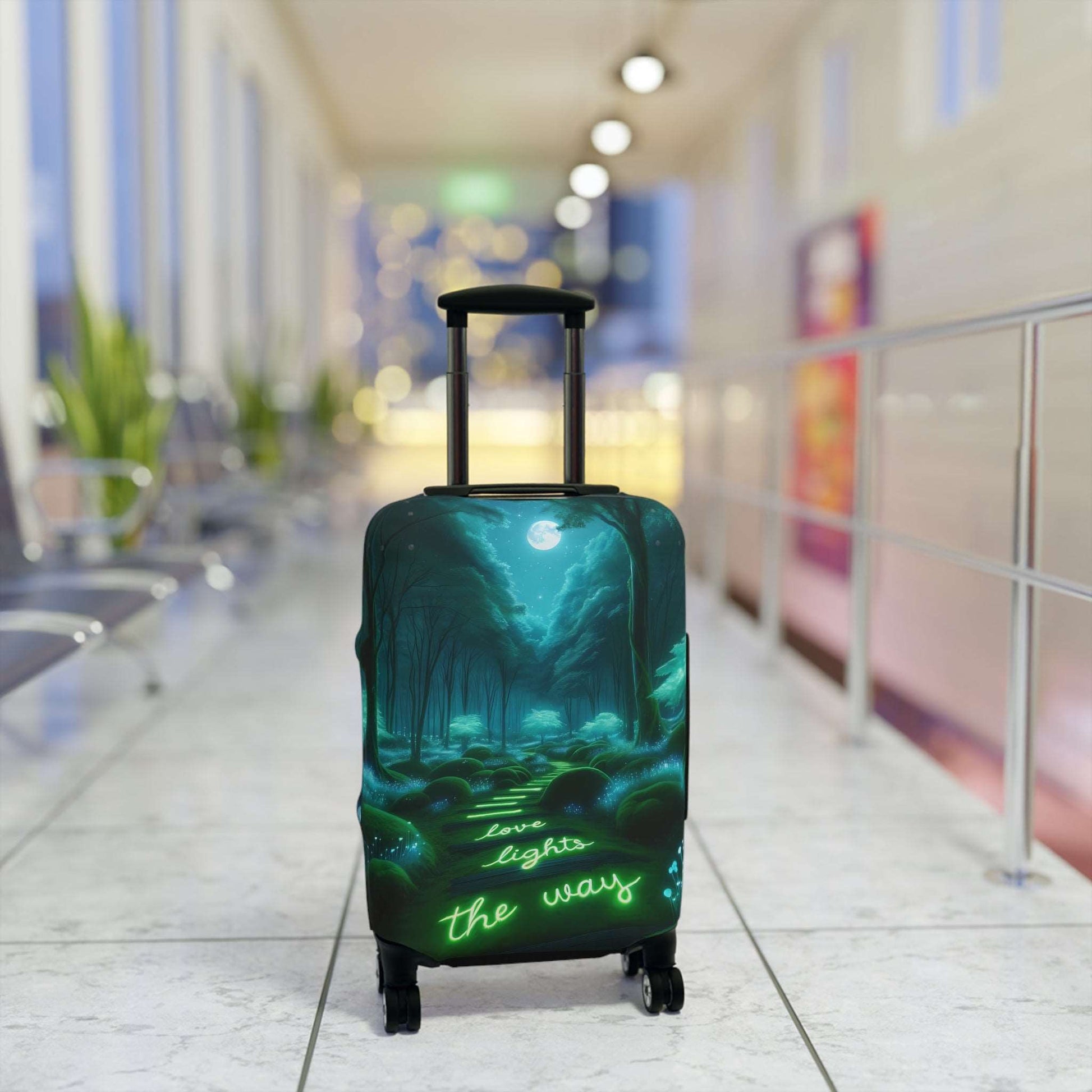 Enchanted Forest Luggage Cover Set - Inspirational Night Glow