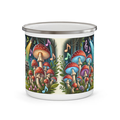 Mushroom Party Enamel Mug