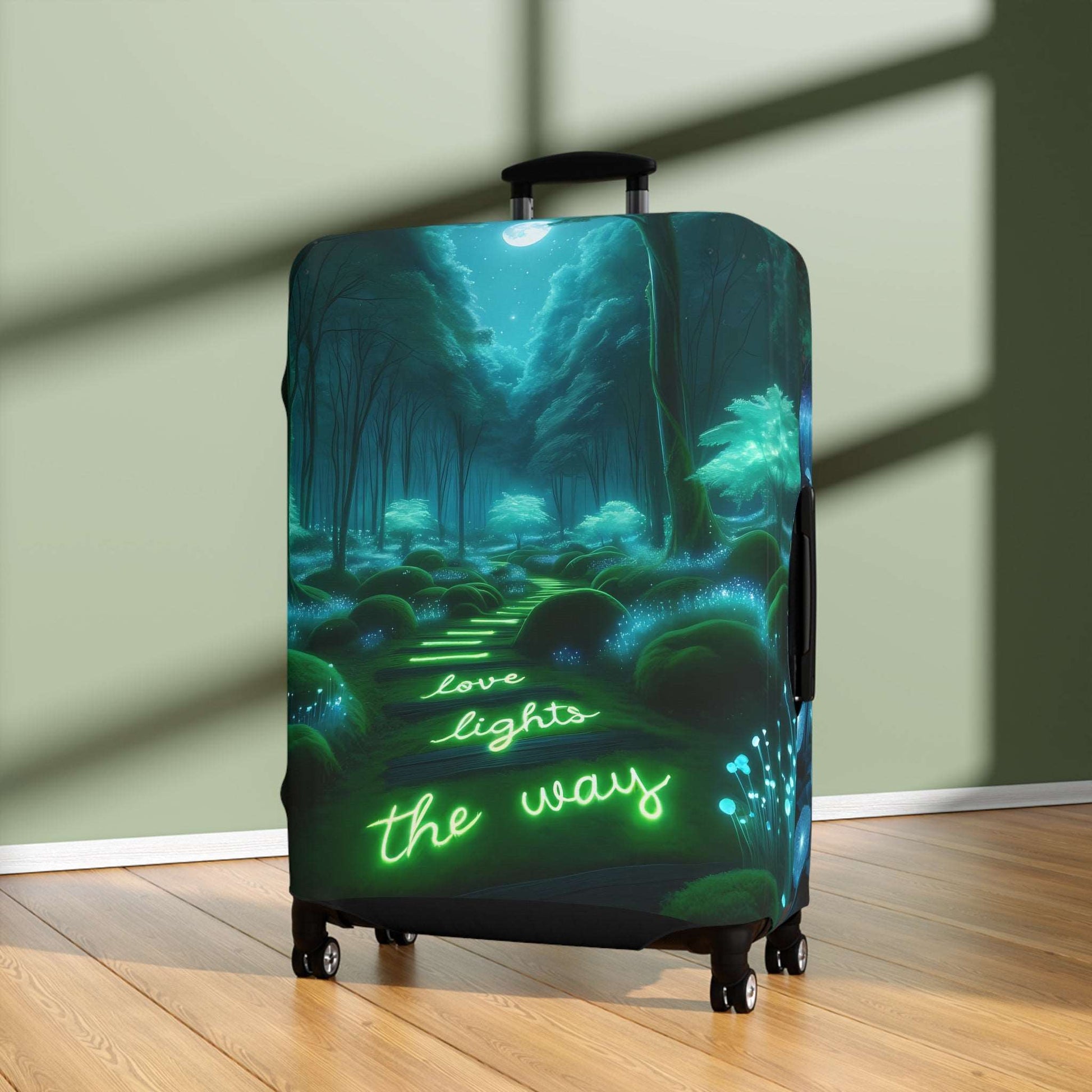 Enchanted Forest Luggage Cover Set - Inspirational Night Glow